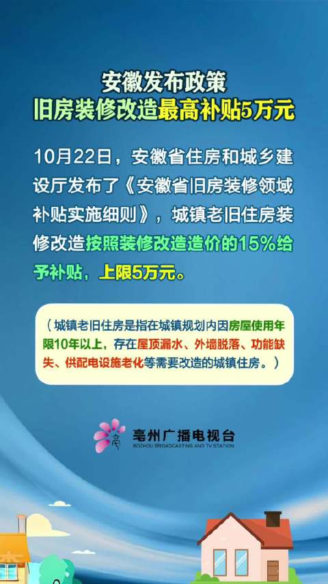 政策发布！旧房装修可享国家补贴，开启温馨家居新篇章